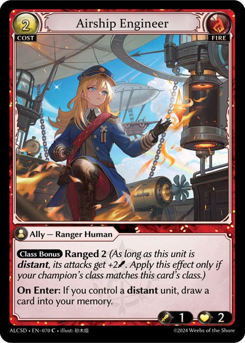 Airship Engineer (70) [Alchemical Revolution: Starter Decks] | Card Merchant Takapuna