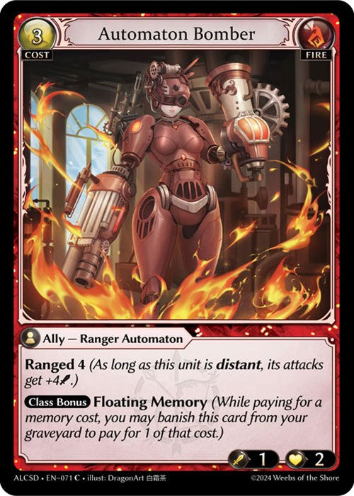 Automaton Bomber (71) [Alchemical Revolution: Starter Decks] | Card Merchant Takapuna