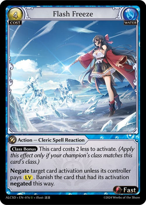 Flash Freeze (76) [Alchemical Revolution: Starter Decks] | Card Merchant Takapuna