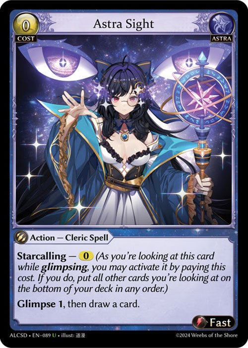 Astra Sight (89) [Alchemical Revolution: Starter Decks] | Card Merchant Takapuna