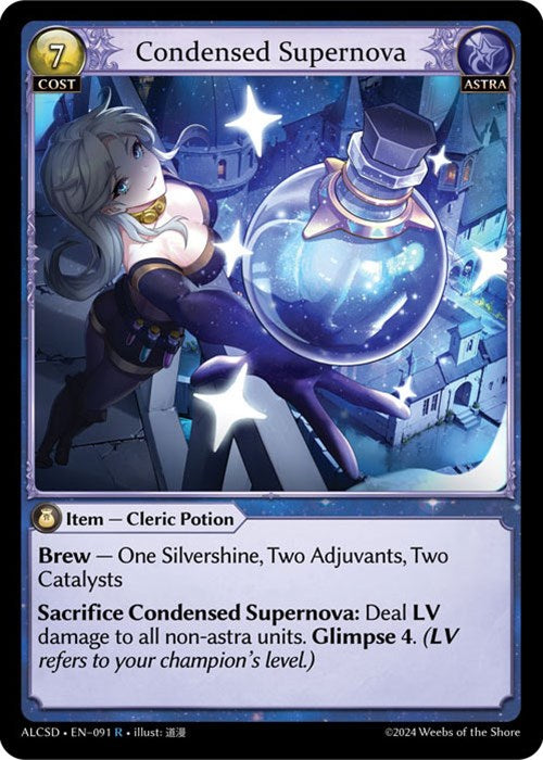 Condensed Supernova (91) [Alchemical Revolution: Starter Decks] | Card Merchant Takapuna