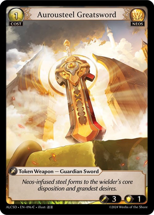 Aurousteel Greatsword (96) [Alchemical Revolution: Starter Decks] | Card Merchant Takapuna