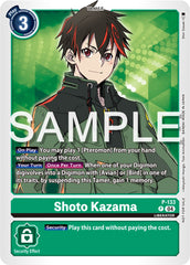 Shoto Kazama [P-133] (Digimon Liberator Promotion Pack) [Promotional Cards] | Card Merchant Takapuna