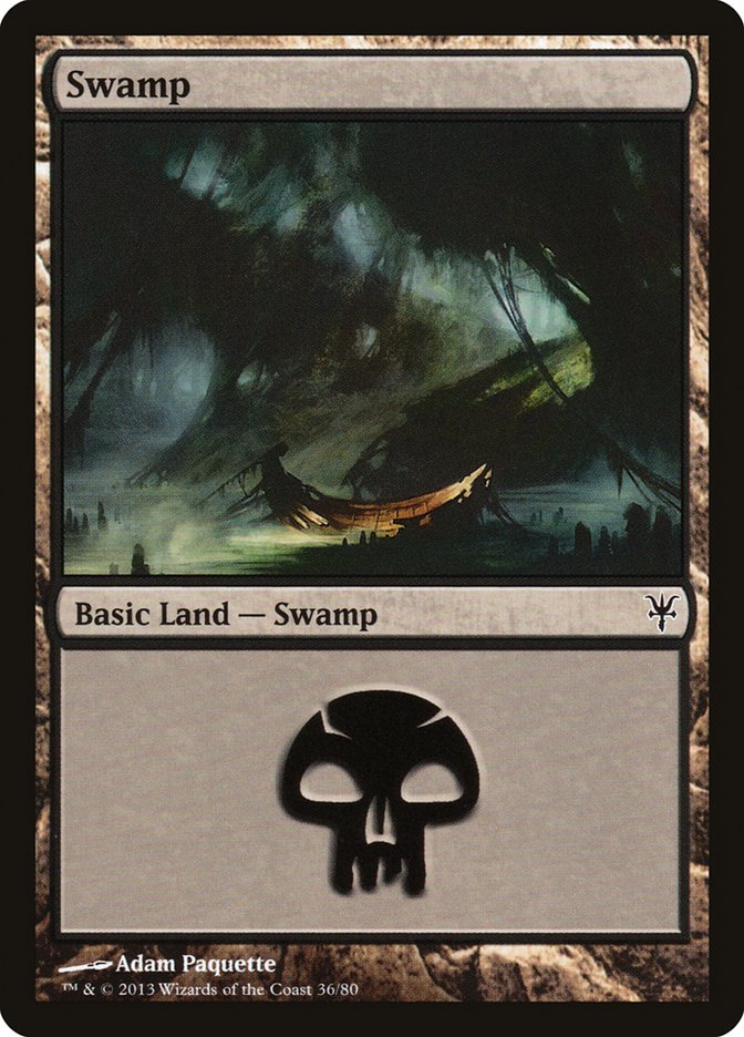 Swamp (36) [Duel Decks: Sorin vs. Tibalt] | Card Merchant Takapuna