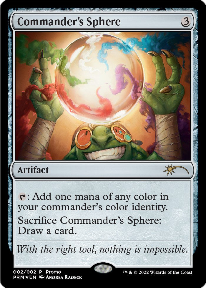 Commander's Sphere [Wizards Play Network 2024] | Card Merchant Takapuna