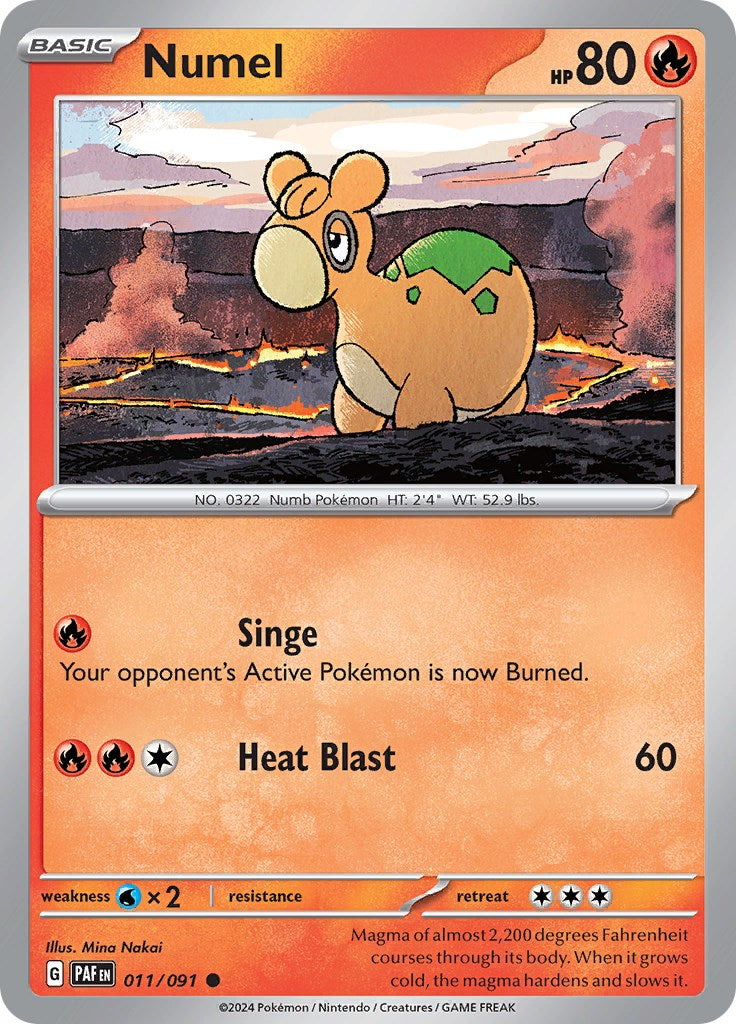 Numel (011/091) [Scarlet & Violet: Paldean Fates] | Card Merchant Takapuna