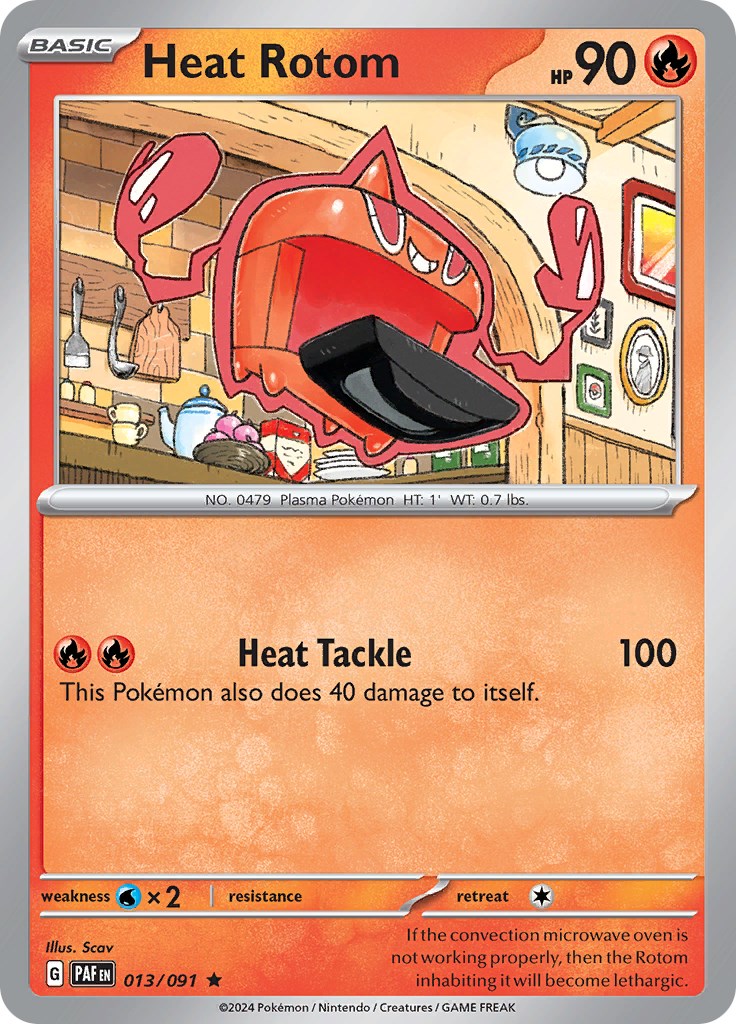 Heat Rotom (013/091) [Scarlet & Violet: Paldean Fates] | Card Merchant Takapuna