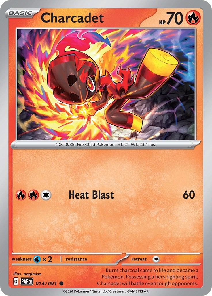 Charcadet (014/091) [Scarlet & Violet: Paldean Fates] | Card Merchant Takapuna