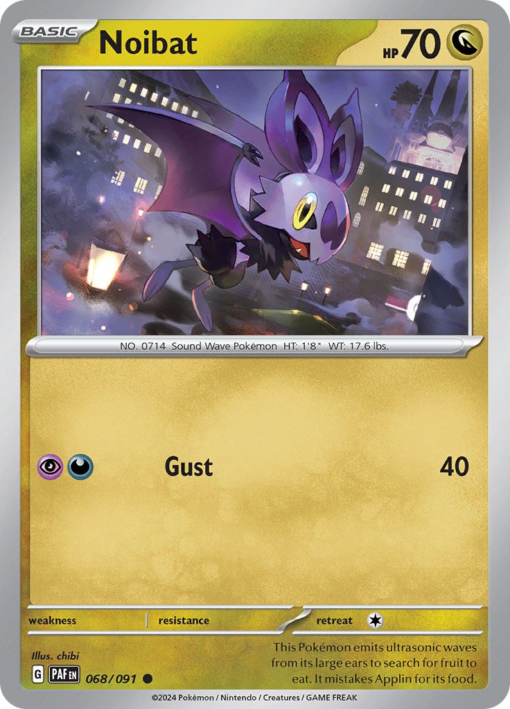 Noibat (068/091) [Scarlet & Violet: Paldean Fates] | Card Merchant Takapuna