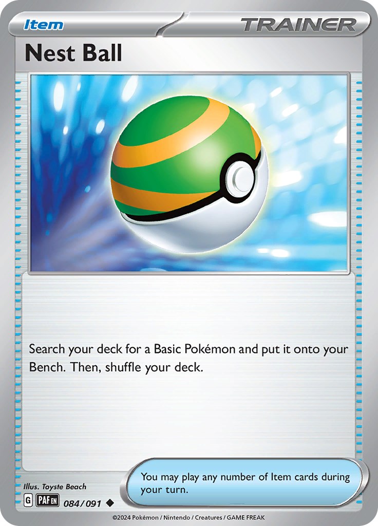 Nest Ball (084/091) [Scarlet & Violet: Paldean Fates] | Card Merchant Takapuna