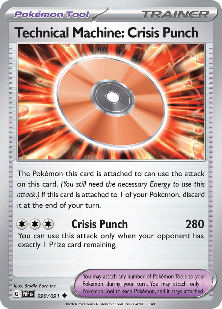 Technical Machine: Crisis Punch (090/091) [Scarlet & Violet: Paldean Fates] | Card Merchant Takapuna