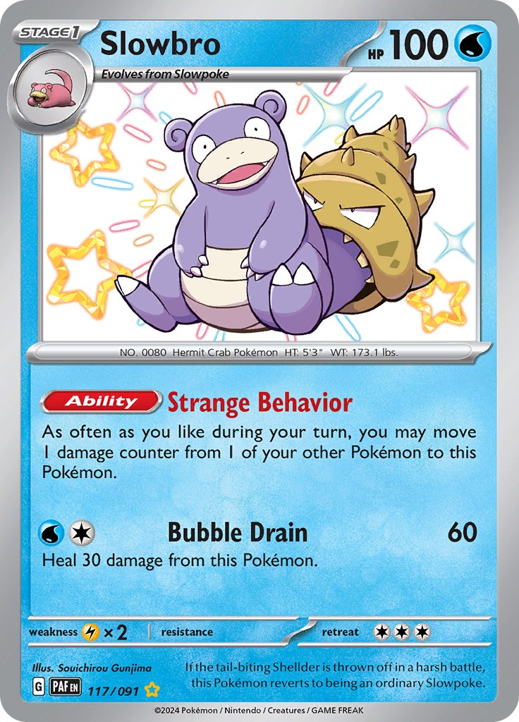 Slowbro (117/091) [Scarlet & Violet: Paldean Fates] | Card Merchant Takapuna