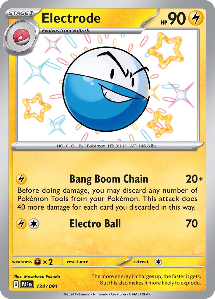 Electrode (134/091) [Scarlet & Violet: Paldean Fates] | Card Merchant Takapuna