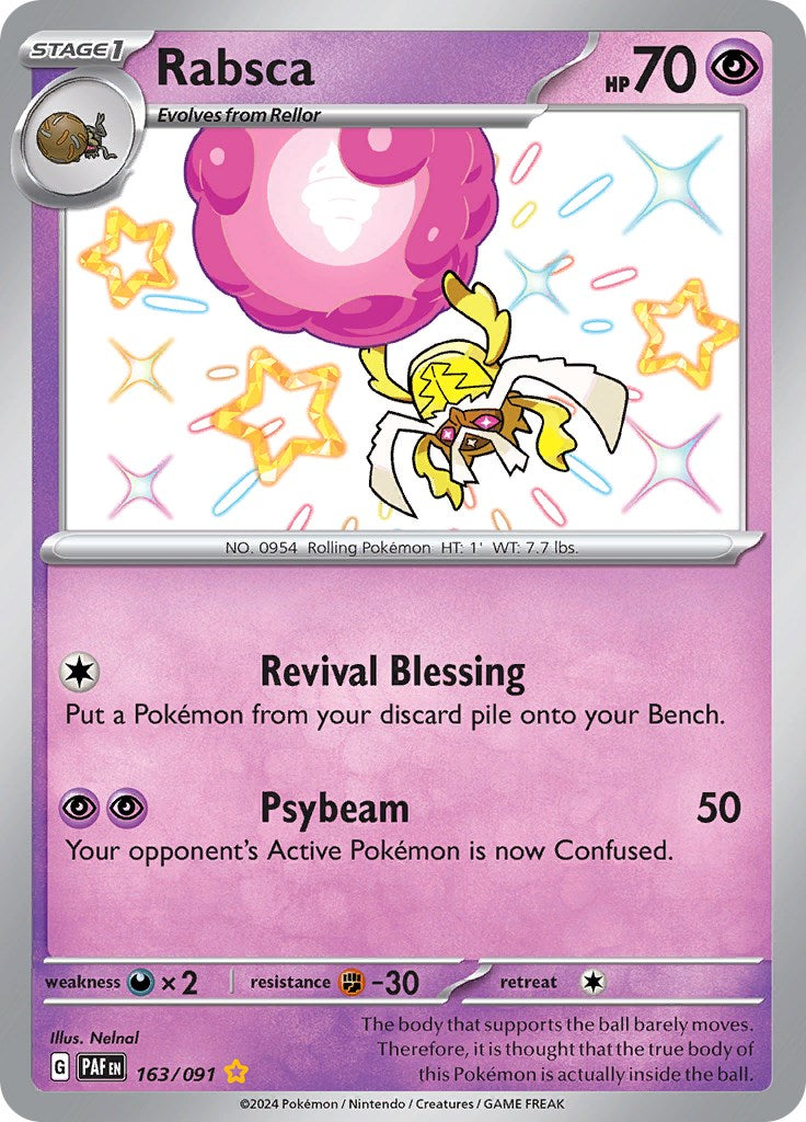 Rabsca (163/091) [Scarlet & Violet: Paldean Fates] | Card Merchant Takapuna