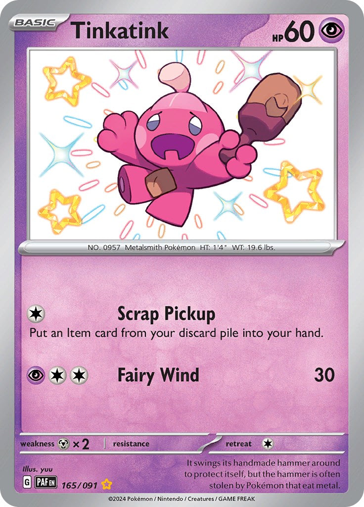 Tinkatink (165/091) [Scarlet & Violet: Paldean Fates] | Card Merchant Takapuna