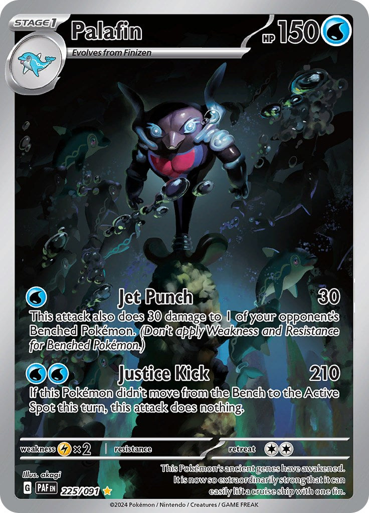 Palafin (225/091) [Scarlet & Violet: Paldean Fates] | Card Merchant Takapuna