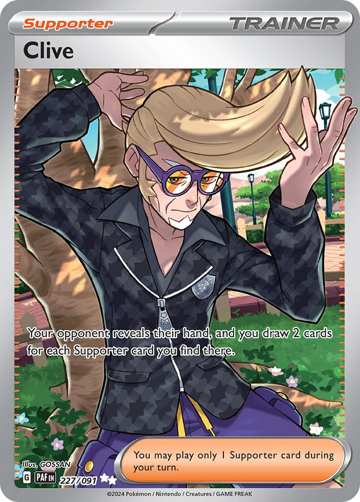 Clive (227/091) [Scarlet & Violet: Paldean Fates] | Card Merchant Takapuna