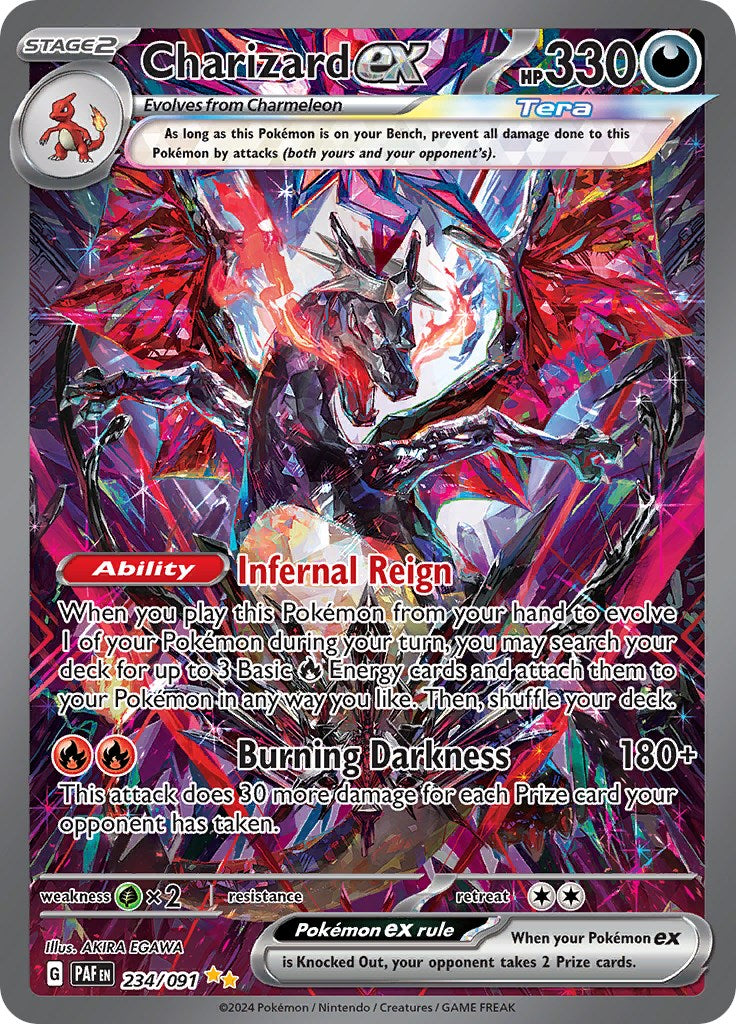 Charizard ex (234/091) [Scarlet & Violet: Paldean Fates] | Card Merchant Takapuna