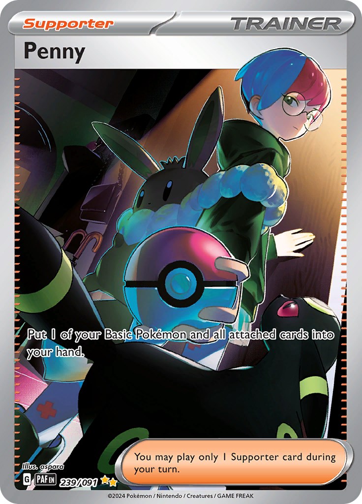 Penny (239/091) [Scarlet & Violet: Paldean Fates] | Card Merchant Takapuna