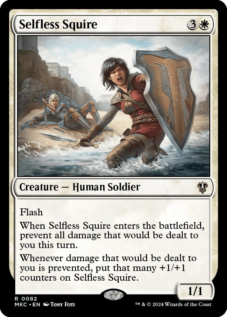 Selfless Squire [Murders at Karlov Manor Commander] | Card Merchant Takapuna