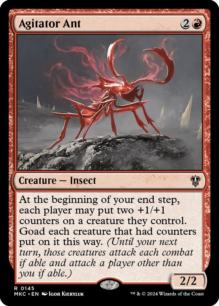 Agitator Ant [Murders at Karlov Manor Commander] | Card Merchant Takapuna