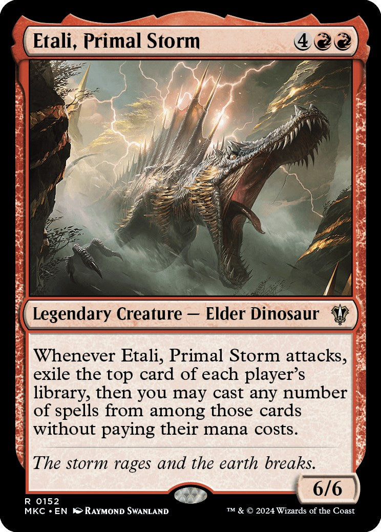 Etali, Primal Storm [Murders at Karlov Manor Commander] | Card Merchant Takapuna