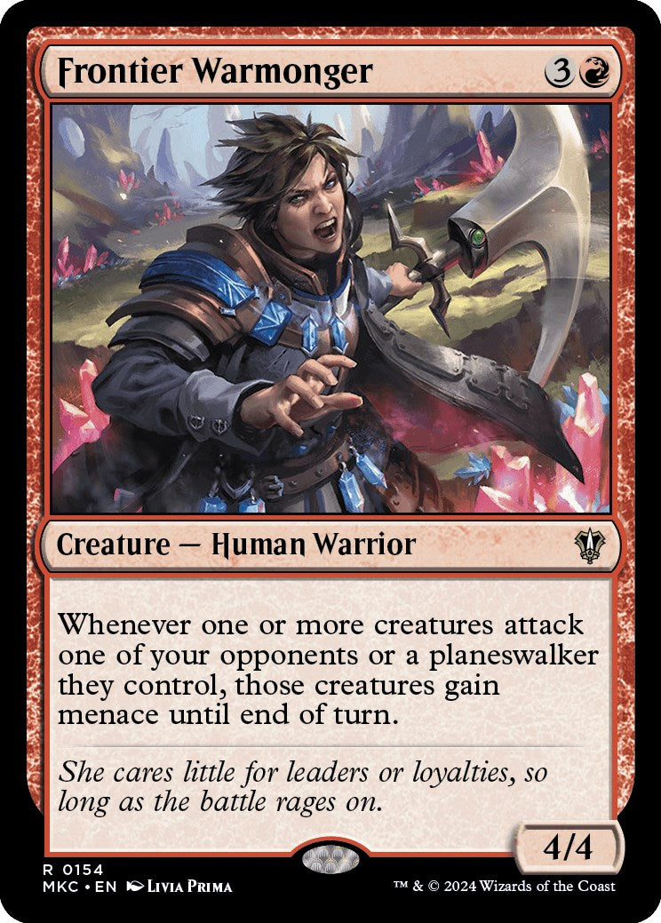 Frontier Warmonger [Murders at Karlov Manor Commander] | Card Merchant Takapuna