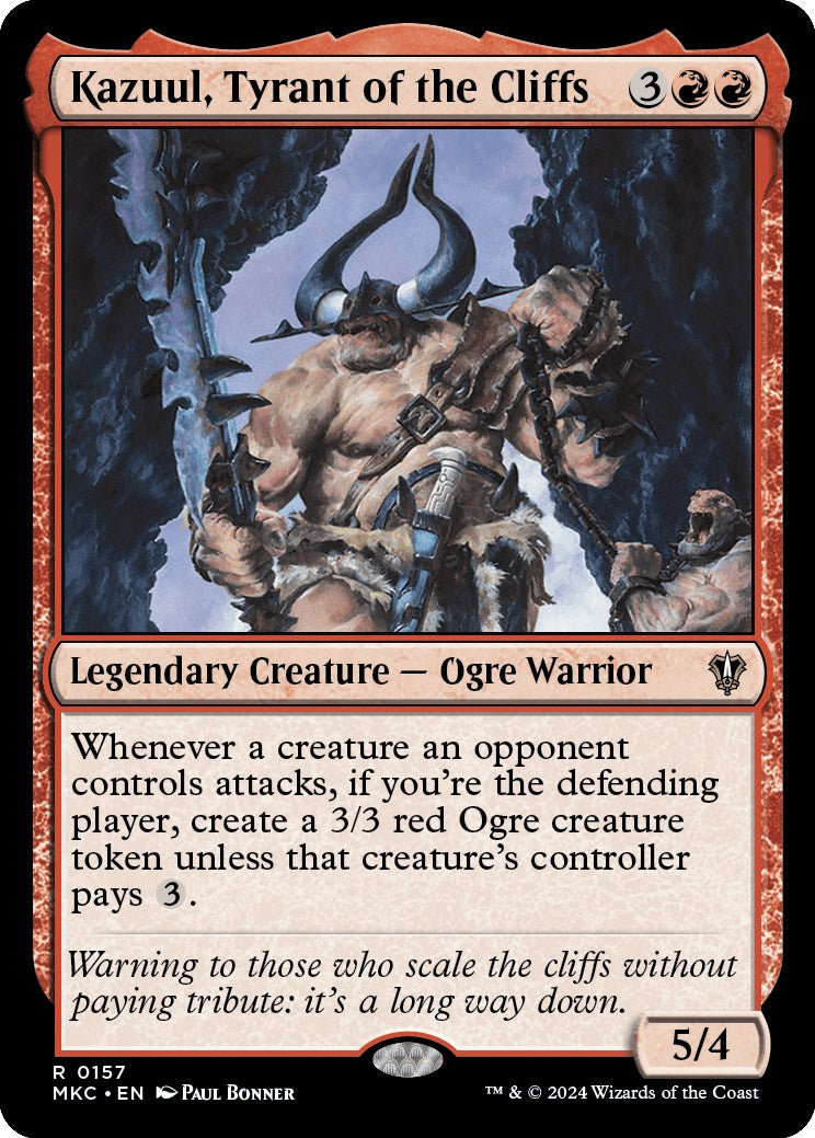 Kazuul, Tyrant of the Cliffs [Murders at Karlov Manor Commander] | Card Merchant Takapuna