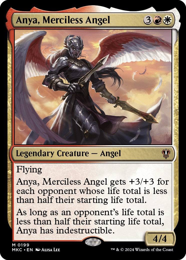 Anya, Merciless Angel [Murders at Karlov Manor Commander] | Card Merchant Takapuna