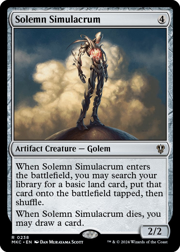 Solemn Simulacrum [Murders at Karlov Manor Commander] | Card Merchant Takapuna