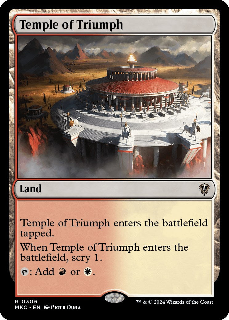 Temple of Triumph [Murders at Karlov Manor Commander] | Card Merchant Takapuna