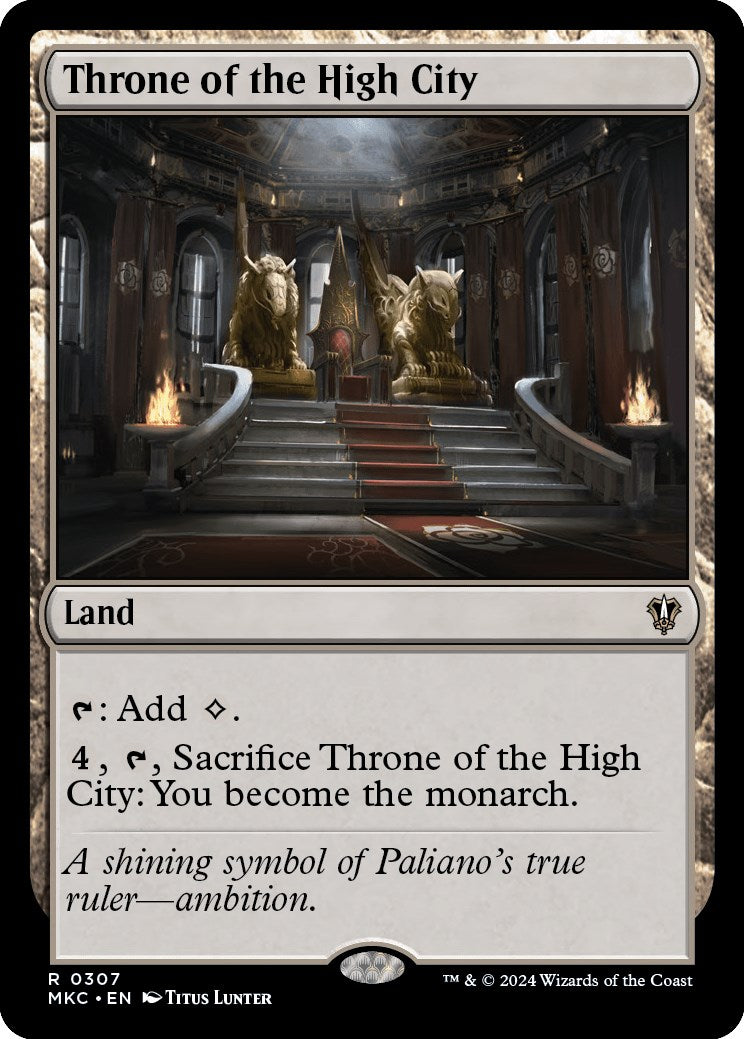 Throne of the High City [Murders at Karlov Manor Commander] | Card Merchant Takapuna