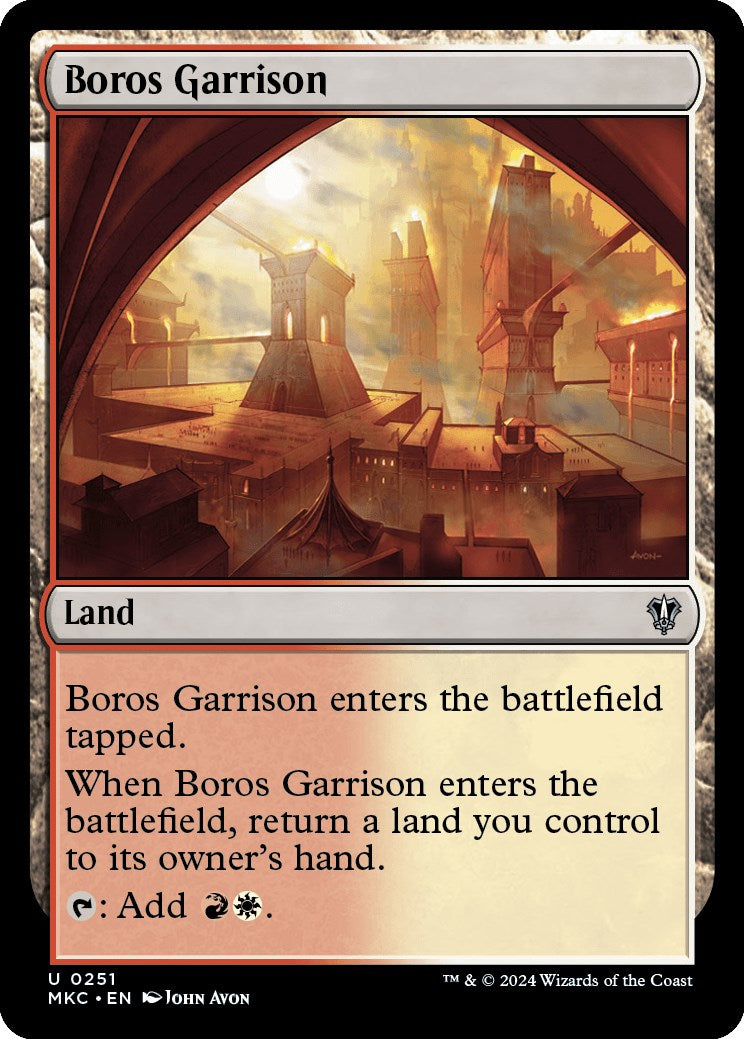 Boros Garrison [Murders at Karlov Manor Commander] | Card Merchant Takapuna