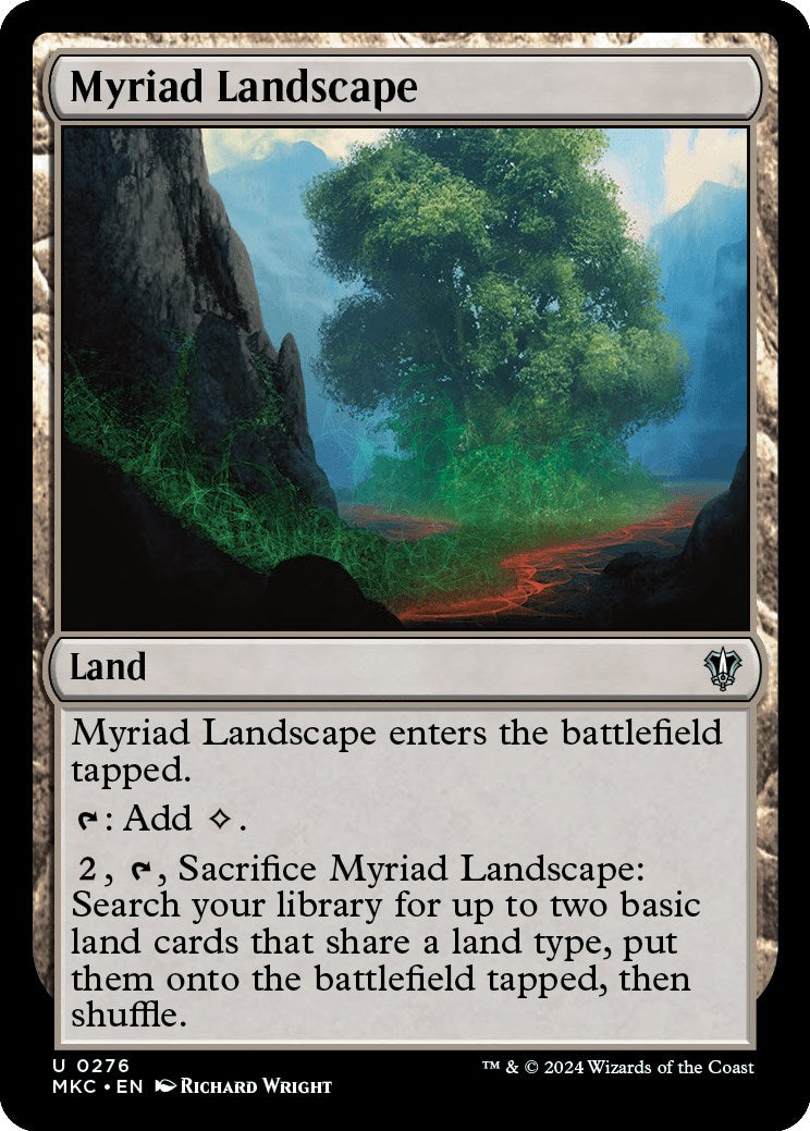 Myriad Landscape [Murders at Karlov Manor Commander] | Card Merchant Takapuna