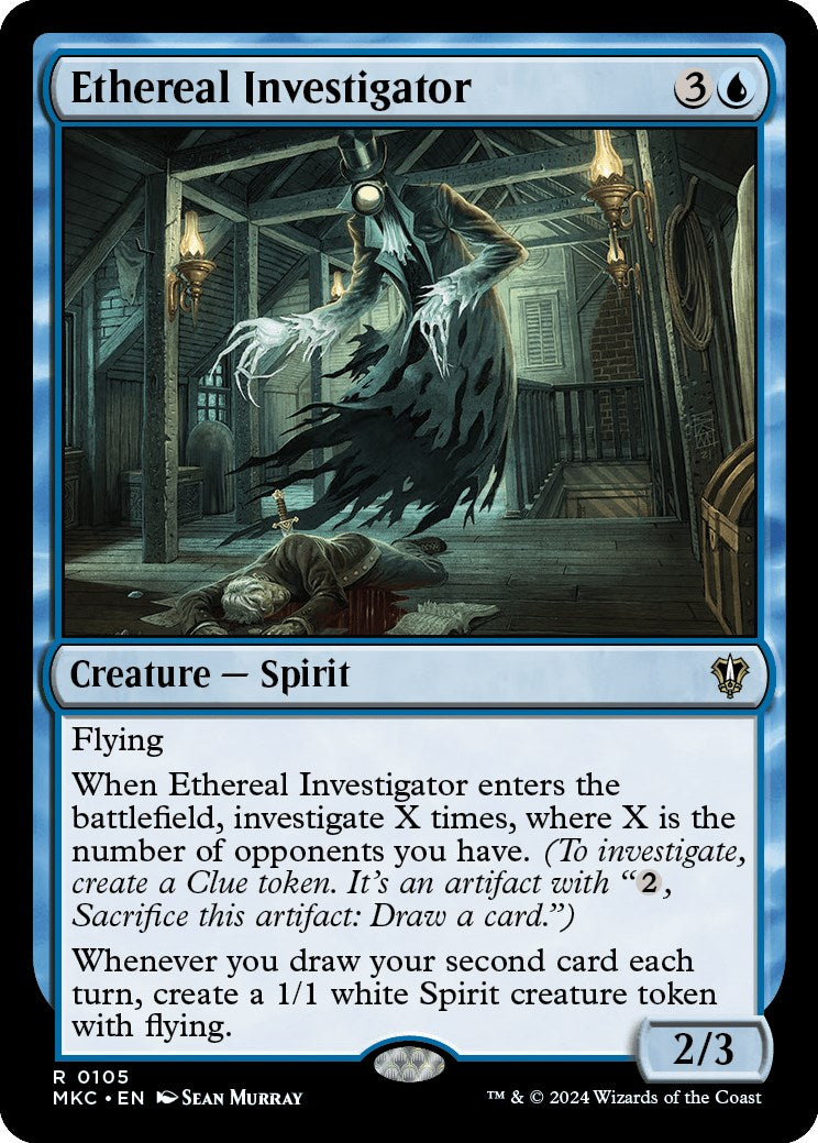 Ethereal Investigator [Murders at Karlov Manor Commander] | Card Merchant Takapuna