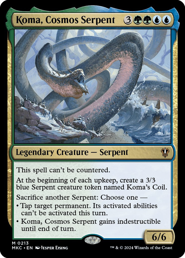 Koma, Cosmos Serpent [Murders at Karlov Manor Commander] | Card Merchant Takapuna