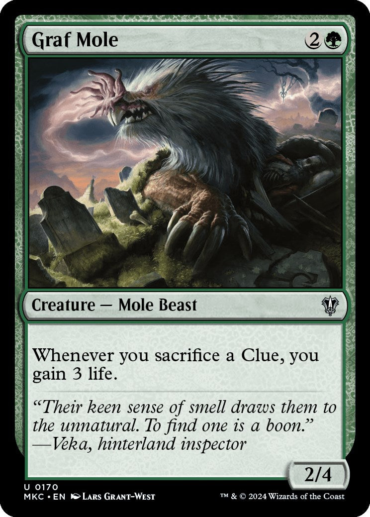 Graf Mole [Murders at Karlov Manor Commander] | Card Merchant Takapuna