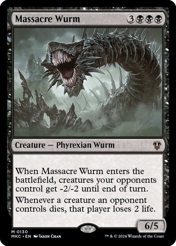 Massacre Wurm [Murders at Karlov Manor Commander] | Card Merchant Takapuna