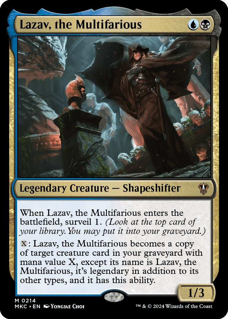 Lazav, the Multifarious [Murders at Karlov Manor Commander] | Card Merchant Takapuna