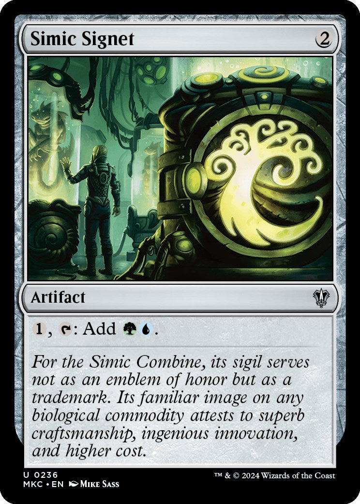 Simic Signet [Murders at Karlov Manor Commander] | Card Merchant Takapuna