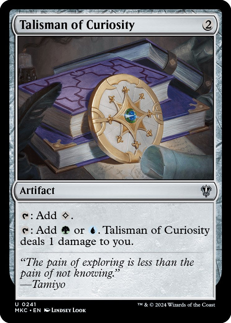 Talisman of Curiosity [Murders at Karlov Manor Commander] | Card Merchant Takapuna