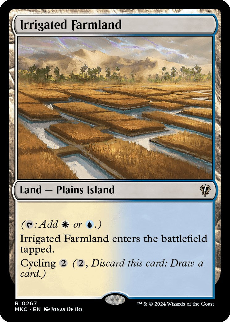 Irrigated Farmland [Murders at Karlov Manor Commander] | Card Merchant Takapuna