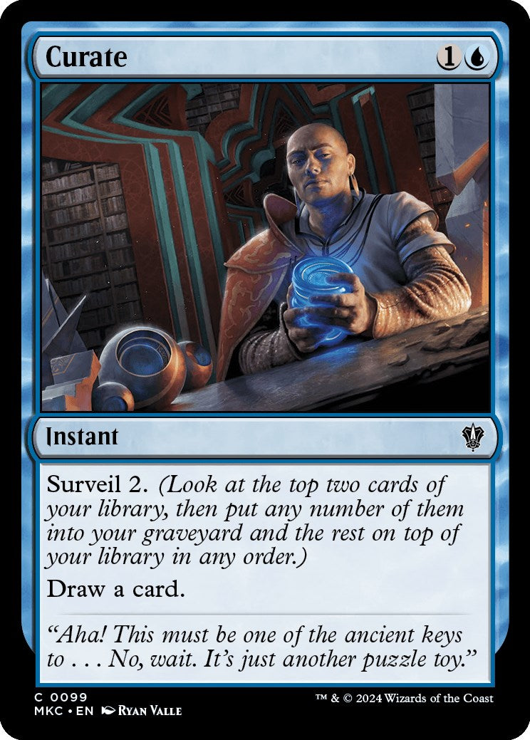 Curate [Murders at Karlov Manor Commander] | Card Merchant Takapuna