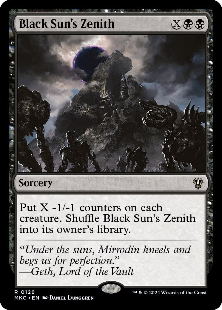 Black Sun's Zenith [Murders at Karlov Manor Commander] | Card Merchant Takapuna