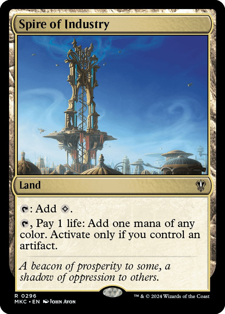 Spire of Industry [Murders at Karlov Manor Commander] | Card Merchant Takapuna