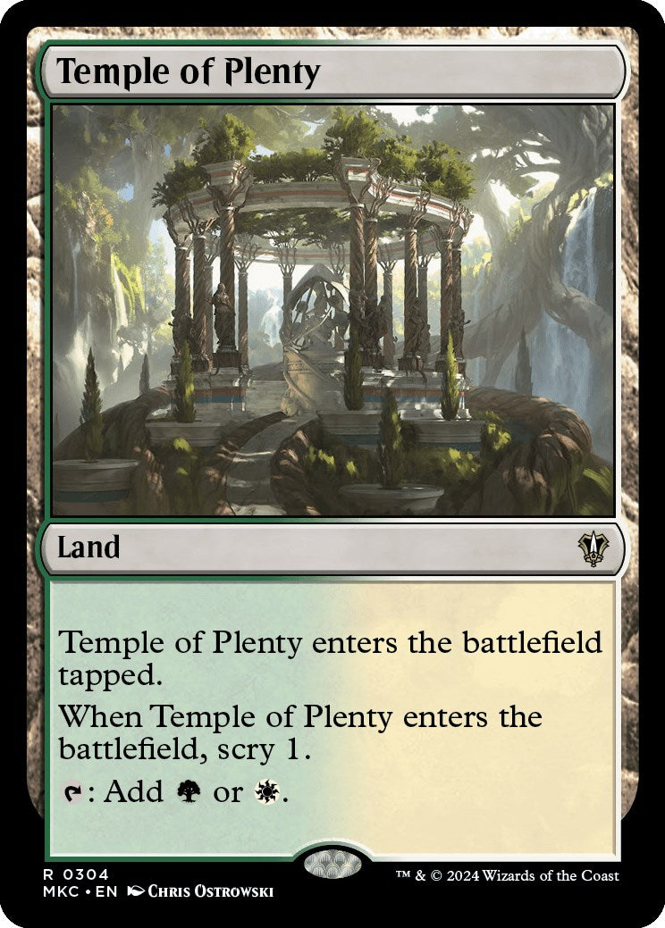 Temple of Plenty [Murders at Karlov Manor Commander] | Card Merchant Takapuna