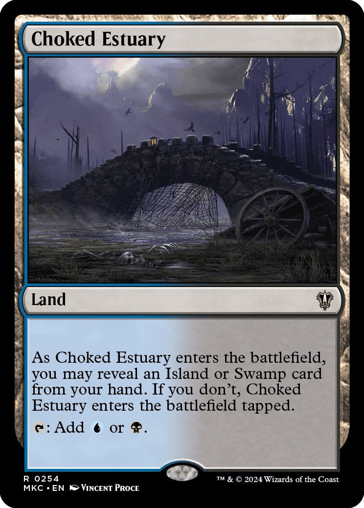 Choked Estuary [Murders at Karlov Manor Commander] | Card Merchant Takapuna