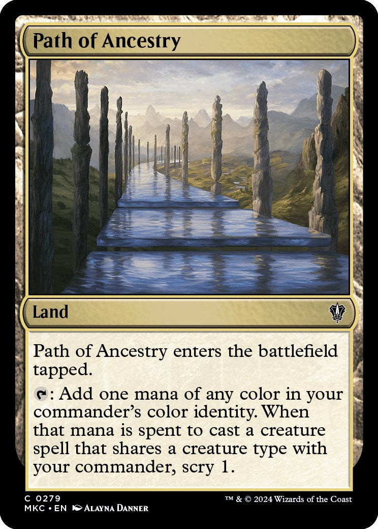 Path of Ancestry [Murders at Karlov Manor Commander] | Card Merchant Takapuna