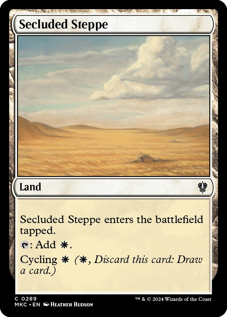 Secluded Steppe [Murders at Karlov Manor Commander] | Card Merchant Takapuna