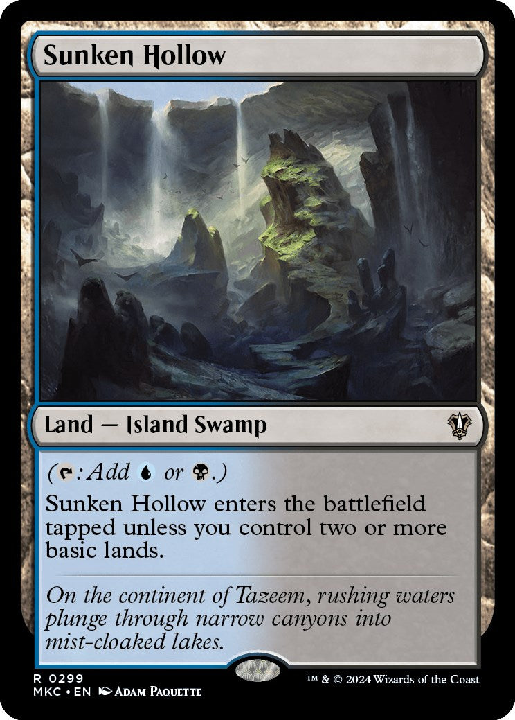 Sunken Hollow [Murders at Karlov Manor Commander] | Card Merchant Takapuna